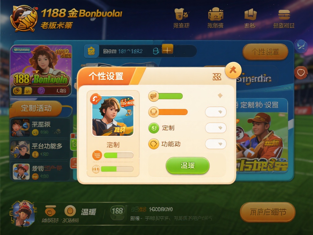 此外，老版188金宝搏还非常注重个性化设置。玩家可
