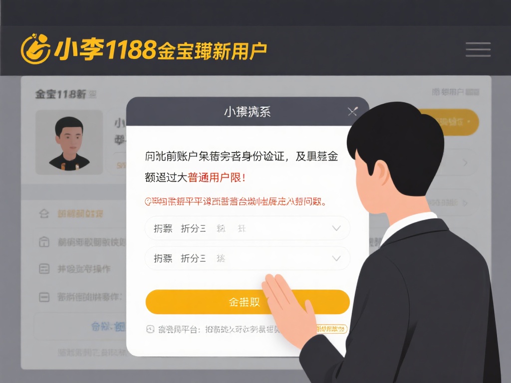 小李是188金宝搏的新用户，某天他尝试申请一笔较大